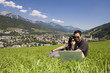 Foto: Paar mit Laptop / Schladming Paar mit Laptop / Schladming