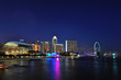 Singapore night landscape Singapore night landscape
