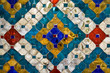 wall pattern wat phra kaew - Bangkok, Thailand