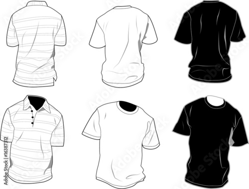 sweatshirt vector template. T-shirt templates
