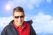 Foto: young man with sunglasses young man with sunglasses