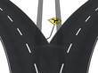track trace over road