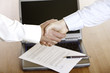 Business handshake - Hände schütteln