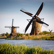 Old windmills at Netherlands Old windmills at Netherlands