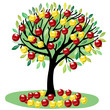 Summer apple tree