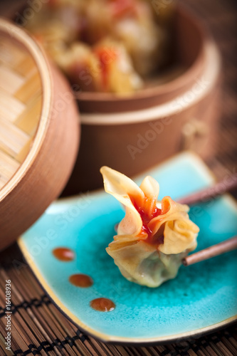 Photo: Bouchées vapeur / cuisine asiatique Bouchées vapeur / cuisine asiatique