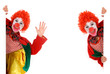 Female holiday clown
