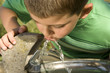 Boy drinking