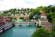 Bern - Blick über die Aare und Altstadt
