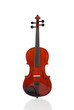 Violin on White