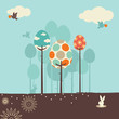 Retro Spring Design
