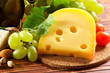 Cheese and grape