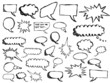 sketchy speech bubbles sketchy speech bubbles