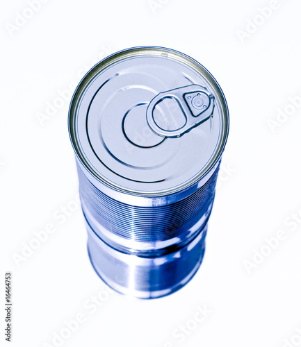 Photo: Isolated tin can Isolated tin can