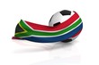 Illustration: WM 2010 Südafrika Fussball-Schal WM 2010 Südafrika Fussball-Schal