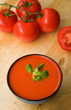 Cold Spanish tomato-based soup gazpacho