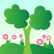 Tree and plants