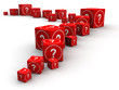 Long list of question and guessing game concept