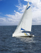 white yacht in deep sea white yacht in deep sea