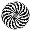 Vector spiral optical illusion