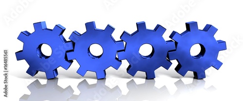 Illustration: gears_stand_sblue_5000 gears_stand_sblue_5000
