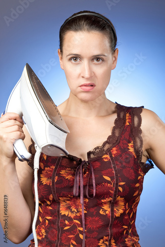 Photo: Unhappy housewife Unhappy housewife