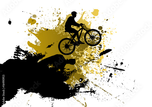 Buyingmountain Bike on Mountain Bike Abstract Background    Ube  16490953   See Portfolio