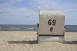Foto: Strandkorb am Ufer der Ostsee auf Usedom Strandkorb am Ufer der Ostsee auf Usedom