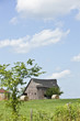 An old wooden barn in the countryside