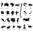 Detailed Vector maps set 2