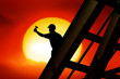 Foto: roof worker roof worker