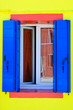 Photo: Windows of a Burano house Windows of a Burano house