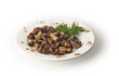 Mushrooms on a plate