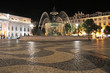 Bronzebrunnen auf dem Rossio, Lissabon Bronzebrunnen auf dem Rossio, Lissabon