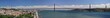 Panorama der Ponte 25 de Abril, Lissabon