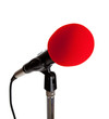 Microphone on a stand