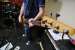 music band have training in garage music band have training in garage