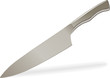 detailed vector steel kitchen chef's knife.