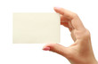 Business card in hand Business card in hand