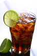 fresh ice tea glass with lime fresh ice tea glass with lime