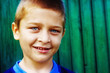 Portrait of cute boy with natural smile