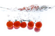 Tomatoes in water