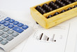 Modern and traditional chinese calculator
