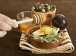 honey and apple