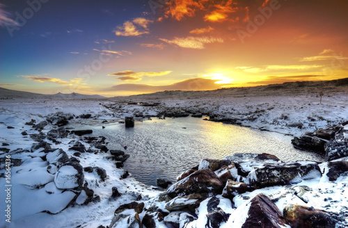 Photo: Sunset in the Snow Sunset in the Snow