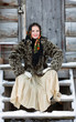 Russian girl in national dress