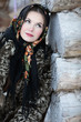 Russian girl in national dress