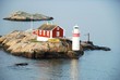 Schäreninsel mit Leuchtturm