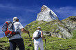 Wanderung zum Matterhorn in der Schweiz