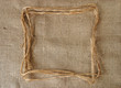 hemp border on sacking